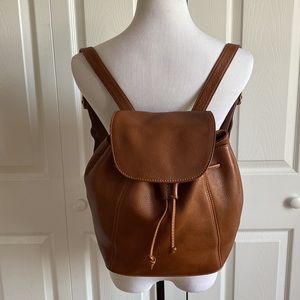 COACH Vintage Brown Pebbled Leather Sonoma Daypack Backpack #4911